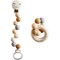 HABA Baby Gift Set Dots with Natural Wood Pacifier Chain and Clutching Toy